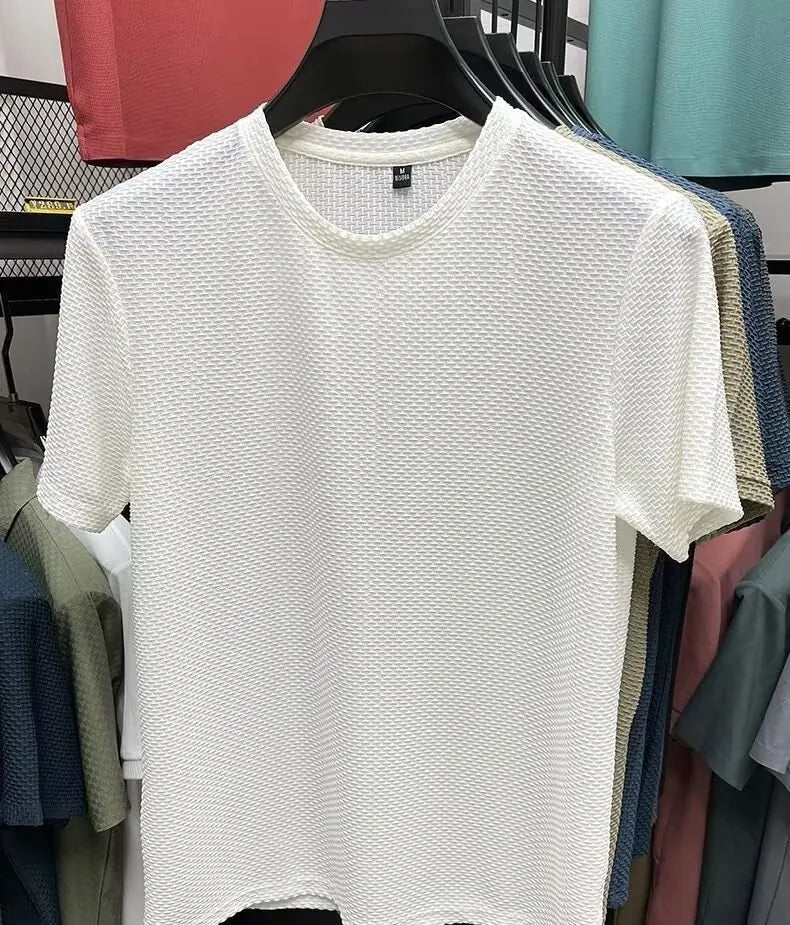 Bamboo Mesh Ice Silk T-shirt